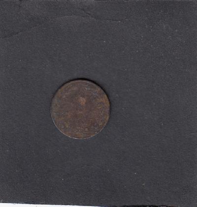 Beschrijving: 1 Cent WILHELMINA Far